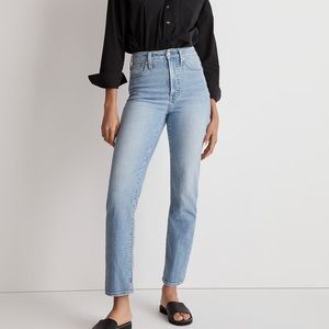 Madewell Light Blue Straight Leg Jeans